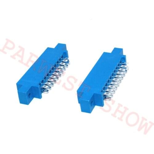 2PCS/LOT (2X10P)20 Pin Game Card Socket Edge Connector 3.96MM Pitch Female JAMMA Connector for Arcade Game Machine Kit Parts