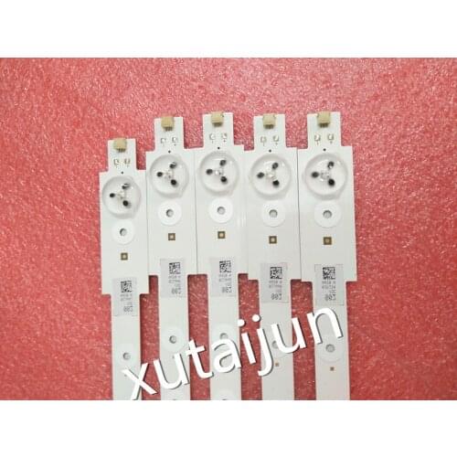 50pcs 32'' 562mm*20mm 6leds LED Backlight Lamps Strips 2013CH320 LVED 3228 w/ Optical Lens Fliter for TV Monitor Panel New