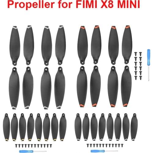 8/16pcs Quick Release Propeller for FIMI X8 Mini Drone Light Weight Props Blade Wing Fans Accessory Spare Parts Screw Kits Mini
