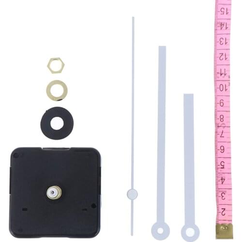 1Pc DIY Clock Hollow Heart Metal Texture Wall Clock Retro Wall Clock Movement Accessories Black Hands Repair Kit