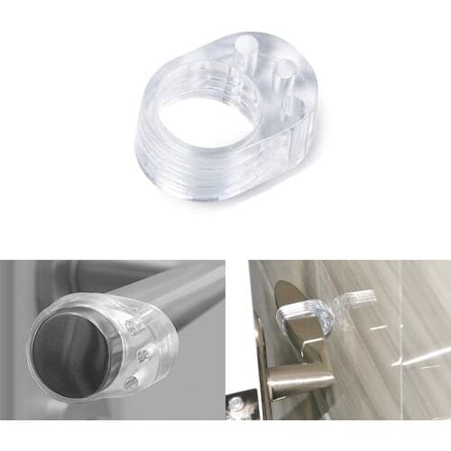 1PC Door Stopper Transparent Door Handle Buffer Wall Protection Silica Gel Doorknob Buffer Safety Anti-Collision Door Stops