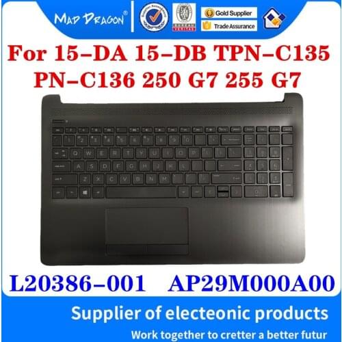 L20386-001 AP29M000A00 New and original TOP COVER W/ K15-DA 15-DB 15-DR 15-DA0012DX 15-DA0053WM (A)(FF22-FE23-DF24) KEYBOARD