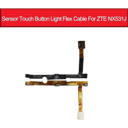 Sensor Touch Button Light Lighting Flex Cable For ZTE Nubia Z11 NX531J Sensor Touch Home Button Flex Ribbon Replacement Parts