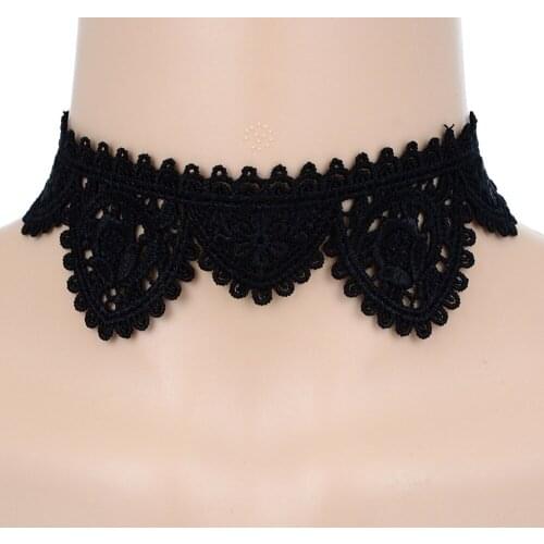 Classic Gothic Tattoo Lace Choker Women Necklace Pieces Choker Necklace Stretch Velvet Women Necklace Jewelry Gift