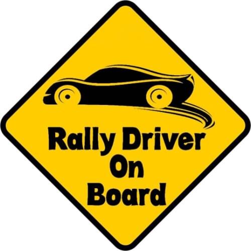 Creative Rally Driver Modeling Fun Car Stickers PVC Personality Fashion Auto Windows Exquisite Decals Waterproof Decoration