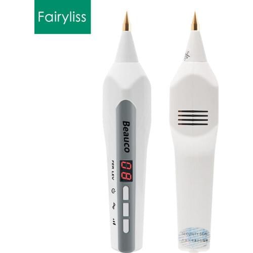 New LCD 9 Level Laser Plasma Pen Freckle Remover Wart Tattoo Skin Tag Mole Removal Pen Portable Home Salon Face Beauty Tools