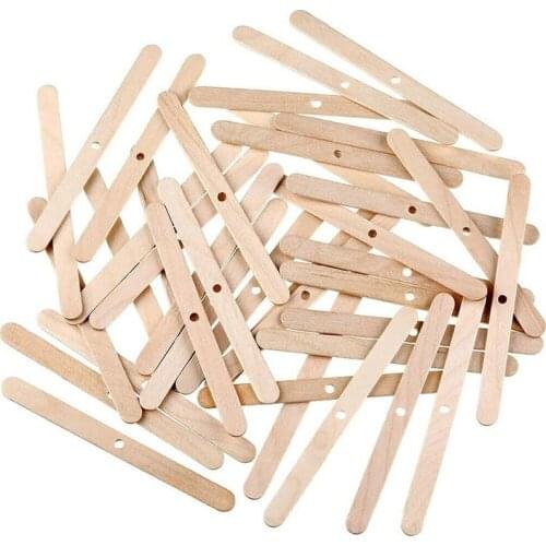 100pcs Reusable DIY Candle Holders Candles Wicks Centering Device For Candle Wicks Making Wooden Boards Pieces Fixed Wood