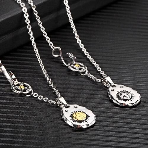 New Irregular Flying Eagle Silver Cake Hip Hop Necklace Men And Women Hiphop Light Luxury Niche Fashion Jewelry Accessories