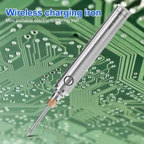 Soldering Iron Set Wireless USB Rechargeable Soldering Iron Mini Portable Battery Soldering Iron with USB Welding Tools