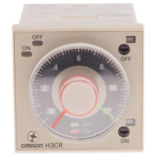 Time relay H3CR-F8N AC100-240/DC100-125 H3CR7007M 2NO+2NC | 0.05s-300h | 100-240VAC/100-125VDC