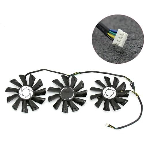Replacement Graphics Card Cooling Fan PLD09210S12HH Video Cooler Fan for MSI GTX 980TI/1060/1070/1080/1080TI 11G DUKE Parts