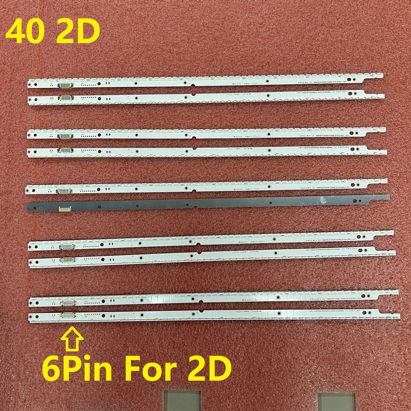 New 5set=10pcs LED bar For Samsung UE40ES6100 UE40ES6100J UA40ES6100J UE40ES5500 2012SVS40 7032NNB RIGHT56 LEFT56 2D panel