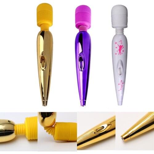 USB Charging AV Magic Wand Clit Vibrator Sex Toys for Woman Nipple Clitoris Stimulator Body Massage Masturbator for Adult Women