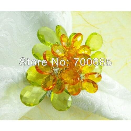 Crystal napkin rings for weddings napkin ring holder and party decoration napkin ring