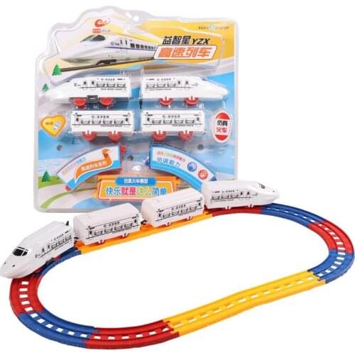 1:64 high speed railway Pull Back electric Connected Subway Metro Track Train Alloy Model ToysnCar Collection HotWheeling