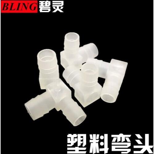 10 PCS OD 1.6/2.4/3.2/4/5.6/6/8/10/12/14/16/20 Plastic pagoda elbow L connector Hose plastic elbow joint