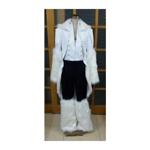 2016 Bleach The Tercera Espada No.1 Coyote Starrk Resurreccion Form White Kimono Cosplay Costume