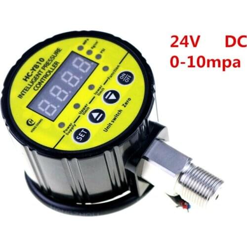 24VDC 0-10MPA surface pressure switch water, oil gas hydraulic digital display switch HC-Y810