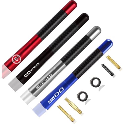 Car Antenna For Datsun GO I GO+ mi-DO on-DO redi-GO Go-Cross Auto Carbon Fiber Antenna Radio Aerial Car Accessories