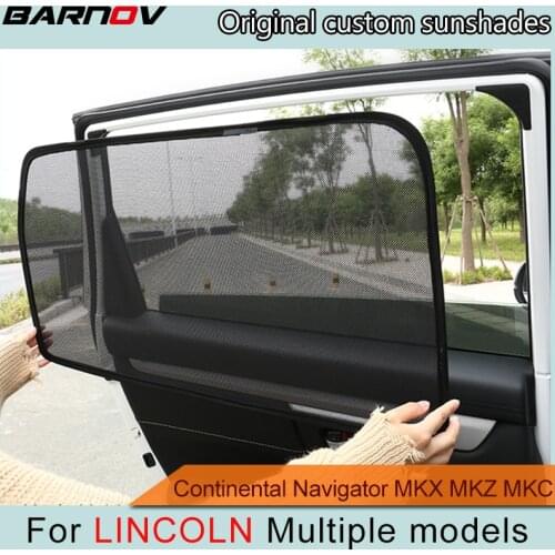 BARNOV Car Special Curtain Window SunShades Mesh Shade Blind Original Custom For LINCOLN Continental Navigator MKX MKZ MKC
