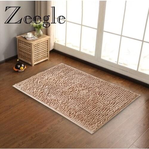 Zeegle Large Size Carpet Non Slip Hallway Floor Rug Living Room Decor Rug Washable Mat Area Rug Absorbent Bedside Foot Carpet