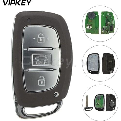 Remotekey remote key smart key 3 button 433Mhz ID47-PCF7938 chip for Hyundai Mistra smart Car Key Fob