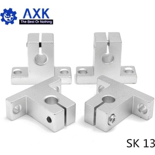 Hot sale 1pc SK13 13mm linear bearing rail shaft support XYZ Table CNC Router SH13A