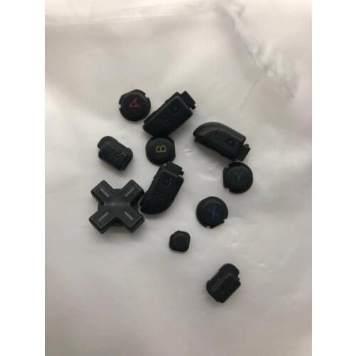 Original For Nintendo New 3DS XL LL Black R & L ZR ZL Button Parts D Pad ABXY Home Power Buttons Set For New 3DSXL 3DSLL