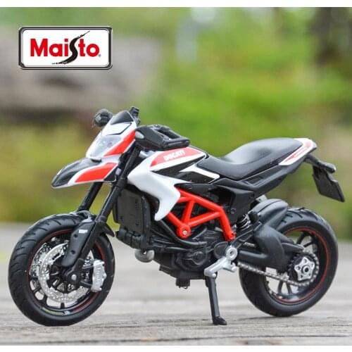 Maisto 1:18 Ducati-Hypermotard Sp 2013 Static Die Cast Vehicles Collectible Hobbies Motorcycle Model Toys