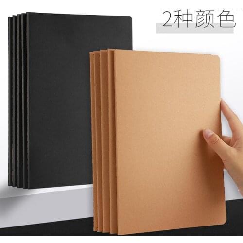 10pcs - Retro Creative Kraft Paper Traveler Notebook Inside Page Diary Notebook Various Styles 2021 Planner