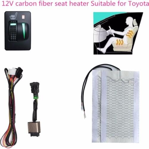 Seats heated seat,seat heater fit Prado,Corolla,RAV4,Reiz,Yaris,Camry,Crown EZ,Vios,Venza,Alphard,Scion,car seat heater