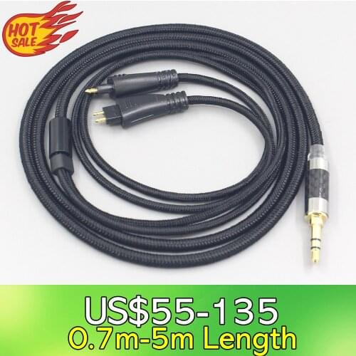 2.5mm 4.4mm Super Soft Headphone Nylon OFC Cable For FOSTEX TH900 MKII MK2 TH-909 TR-X00 TH-600 Earphone headset LN007518