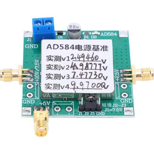 High Accuracy Voltage Reference Module 2.5V/5V/7.5V/10V Electronic Component Input Voltage 15V 2 x 2in