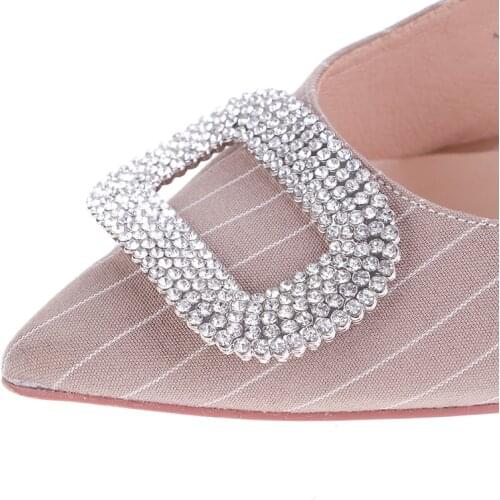 1PCS Rhinestone Shoes Buckle Crystal Shoe Clip Bridal Shoes Clip Buckle Charms Accessories Decorative Accessories Shoe