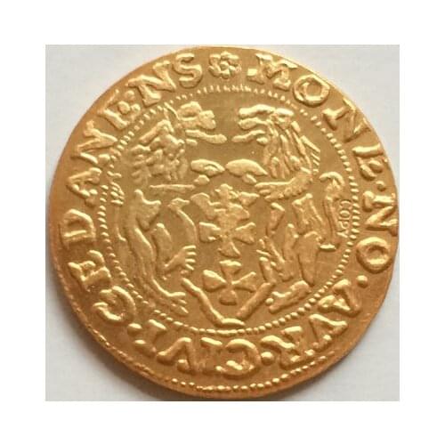 24K gold-plated 1546 russian gold coins copy