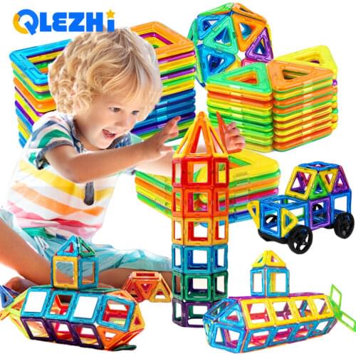 50-300PCS Magnetic Building Blocks Magnetic Designer Construction Set Model Building Magnets Magnetic Blocks Educational Toy