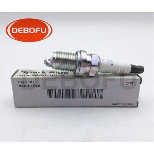 50pcs/lot 22401-1P116 PFR6G-11 Iridium Spark Plug For Nissans Cefiro Maxima Lexus Acura Volvo 224011P116 PFR6G11