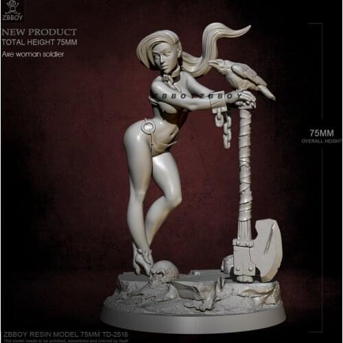 75MM Resin model kits DIY toy self-assembled TD-2518