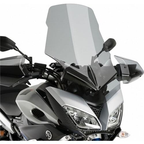 Motorcycle Accessories Acrylic Windshield WindScreen Visor Viser Double Bubble For YAMAHA MT-09 MT09 FZ-09 FZ09 TRACER 2014-2018