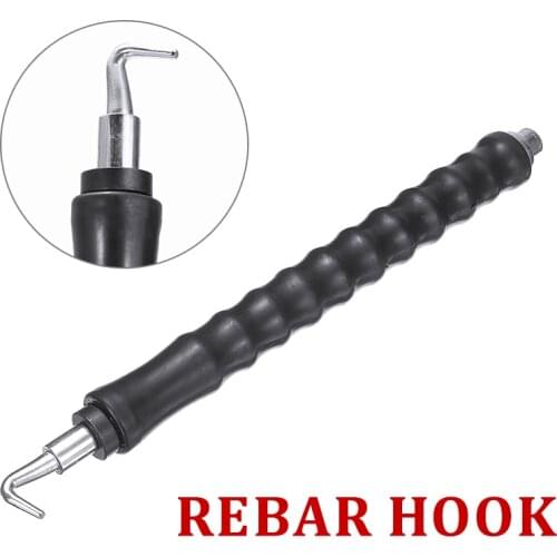Rebar Tie Wire Twister Hook Semi-automatic Concrete Metal Wire Pull Twisting Binding Tool Straight Hook Engineering Building