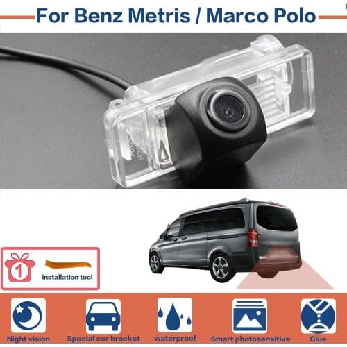 Night Vision Full HD Car Rear View Reverse Backup Camera High Quality For Benz Metris / Marco Polo