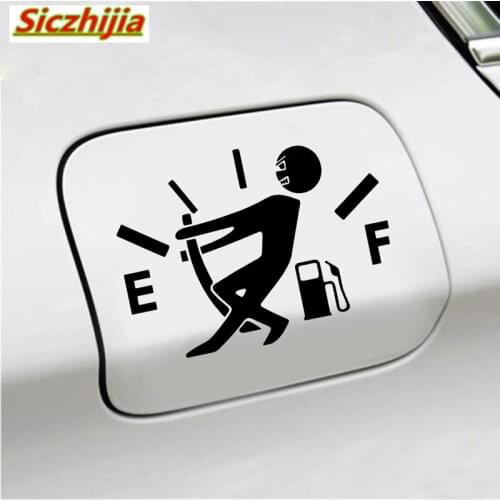 Car sticker high air consumption fuel interesting vinyl JDM car sticker s for fuel tank cap for Chery Tiggo Fulwin A1 A3 QQ