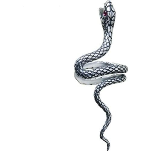 Elf Snake Ear Clip Korea Ear Bone Clip Temperament Men And Women Personality 925 Sterling Silver Snake Jewelry Earrings