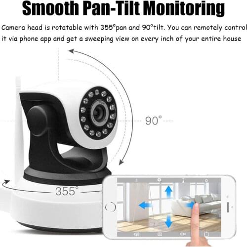 Wifi 1080P Indoor CCTV Camera 720P Surveillance Camera Two Way Audio P2P Night Vision Baby Monitor Camhi APP IP Camera