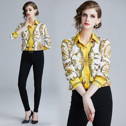 Konozine Yellow Blouses