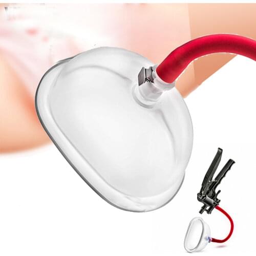 Pussy Pump Vagina Sucking Sex Toys for Women Flirtation Clitoris Stimulator Nipple Breast Pumping Sucker Cup Handle Vacuum Pumps