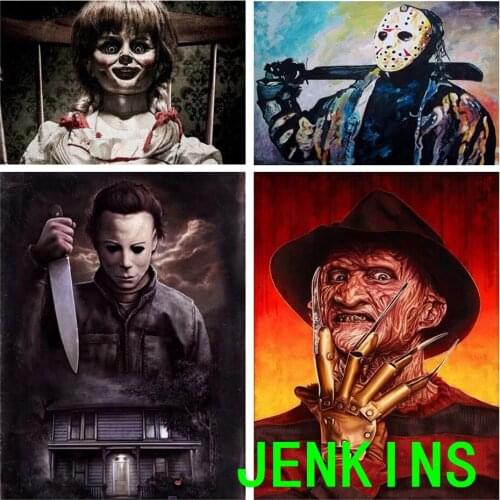 Full Square Drill 5D Diy Diamond Painting 5D Diamond Embroidery Cross Stitch Art Mosaic Home Decoration Home Art Decor Jenkins