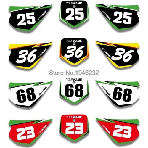 NICECNC Custom Backgrounds Graphics Sticker & Decals Number Plate For Kawasaki KX80 1994 1995 1996 1997 KX 80