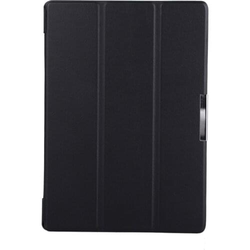 PU Leather Slim Cover with Stand for Lenovo Tab2 A10-70F A10-70L A10-70 Tablet Case ( not for A7600 ) + Stylus Pen