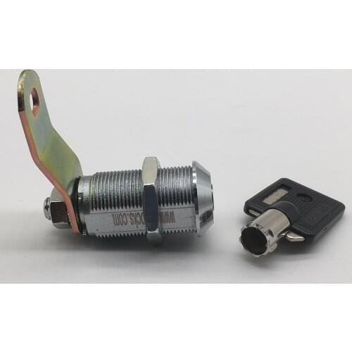 10 pieces 37mm long size zinc alloy tubular key machine mail box cam lock